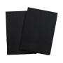 Unicoloured dish and cleaning cloth (10-pack) - Black - One Size