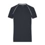 Men's Sports T-Shirt - black/white - XXL