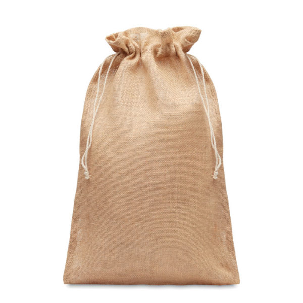JUTE LARGE - Large jute gift bag 30 x 47cm