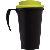 Americano® grande 350 ml geïsoleerde beker - Zwart/Lime