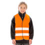 Junior Hi-Vis Safety Vest - Fluorescent Orange - S (4-6)