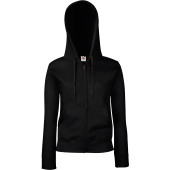 Ladies' Premium Full Zip Hooded Sweatshirt (62-118-0) Black S