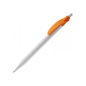 Balpen Cosmo hardcolour - Wit / Oranje