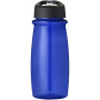H2O Active® Pulse 600 ml sportfles met tuitdeksel - Blauw/Zwart