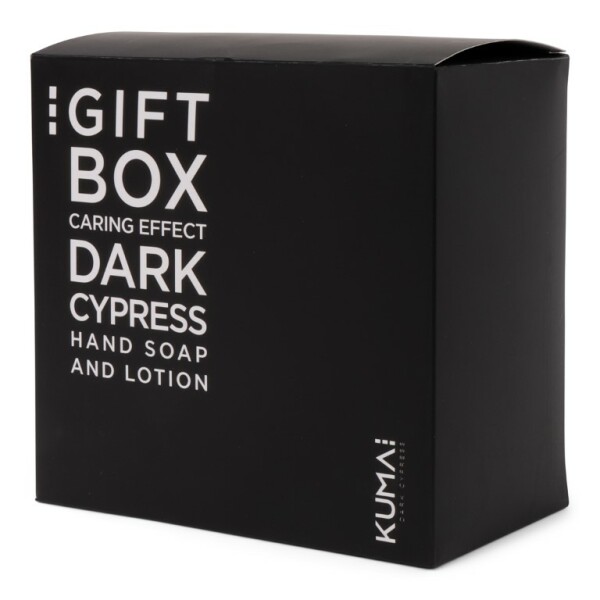 KUMAI Dark Cypress Giftbox Handzeep+Handlotion+Tray