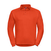 Heavy Duty Collar Sweatshirt - Orange - 4XL