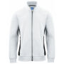 2129 Sweatshirt Full Zip White 4XL