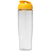 H2O Active® Tempo 700 ml sportfles met flipcapdeksel - Transparant/Geel