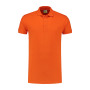 L&S Polo Basic Cot/Elast SS for him 021c Orange-3XL