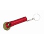 Aluminium LED-zaklamp/ flesopener TASK - rood