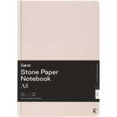 Karst® A5 notesbog med hardcover - Lyserød