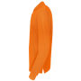 Cottover Gots Pique Long Sleeve Man orange S