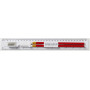 PS ruler with pencil Pascale white
