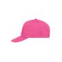 MB001 5 Panel Promo Cap Lightly Laminated - pink - one size