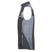 JN825 Craftsmen Softshell Vest - STRONG - zwart/carbon 4XL