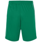 JN387 Basic Team Shorts groen/wit S