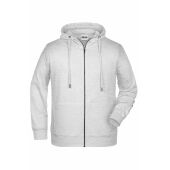Men's Zip Hoody - ash - 5XL