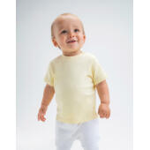 Baby T-Shirt - Soft Yellow - 3-6