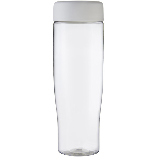 H2O Active® Tempo 700 ml screw cap water bottle - Transparent/White