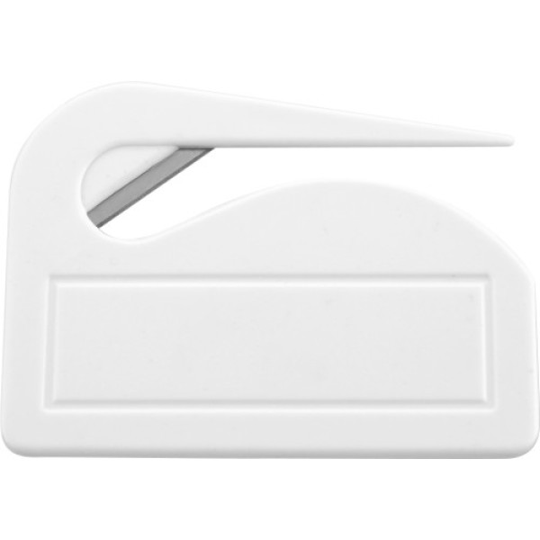 Brieföffner aus Kunststoff Franco Weiß