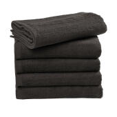 Ebro Hand Towel 50x100cm - Deep Black - One Size