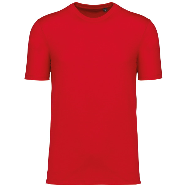 T-shirt ronde hals met korte mouwen uniseks Red M