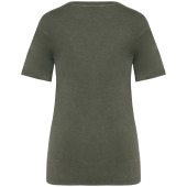 Afgewassen dames  T-shirt - 165 gr/m2 Washed Organic Khaki S
