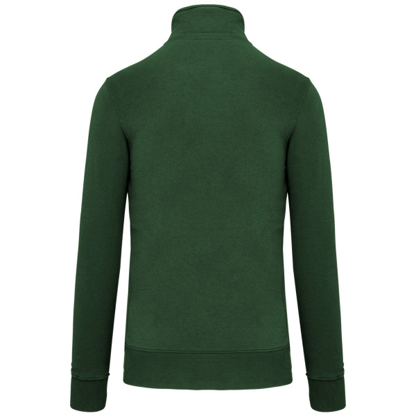 Sweater met ritshals Forest Green XXL