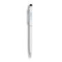 Thin metal stylus pen, white