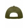 MB6223 6 Panel Heavy Brushed Cap - olive - one size