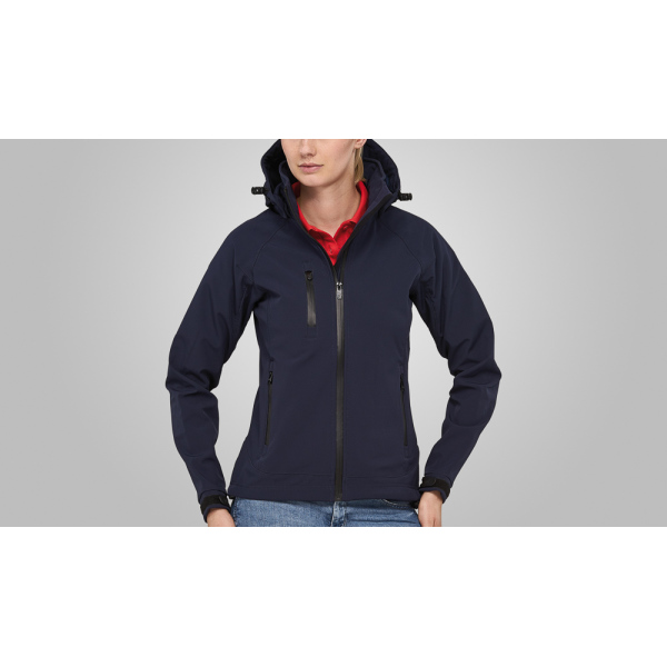 Macseis Jacket Softshell Safari for her Blue Navy