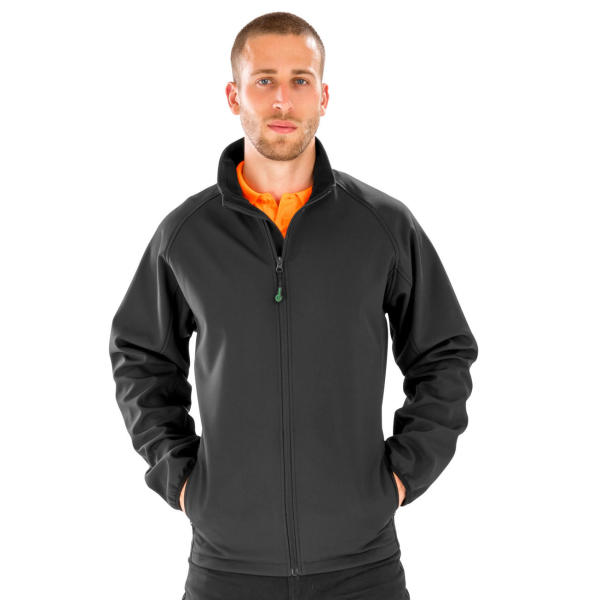 Men's Recycled 2-Layer Printable Softshell Jacket