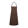 Basic Bib Apron Pinafore - Light Brown - One Size