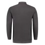 Polosweater Bicolor Borstzak 302001 Darkgrey-Black M