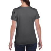 Gildan T-shirt Heavy Cotton SS for her 446 dark heather L