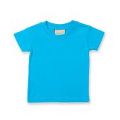Baby/Toddler T-Shirt, Turquoise Blue, 0-6, Larkwood