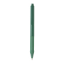 X9 solid pen with silicone grip, green