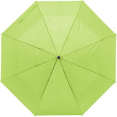 Pongee (190T) paraplu Zachary lime