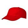 Brushed Turned Top Kids Cap Rood