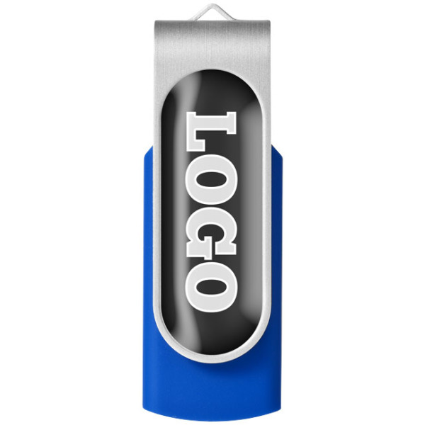 Rotate Doming USB - Koningsblauw - 1GB