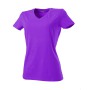 T-shirt V Hals Fitted Dames 101008 Purple 3XL