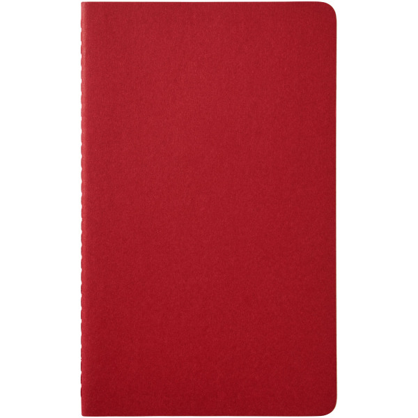 Moleskine Cahier Journal L - ruled - Cranberry red