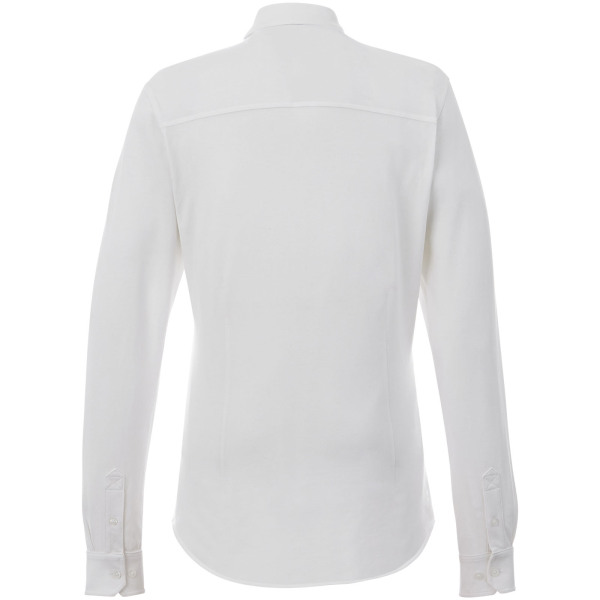 Bigelow long sleeve women's pique shirt - White - XS