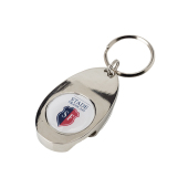 Oasis Key Ring with Logo Doming Oasis Key Ring with Logo Doming