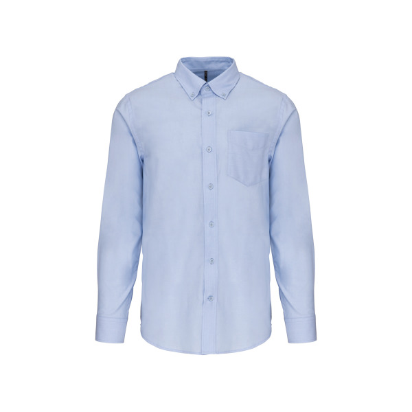 Heren oxford overhemd lange mouwen Oxford Blue 6XL