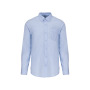 Heren oxford overhemd lange mouwen Oxford Blue XXL