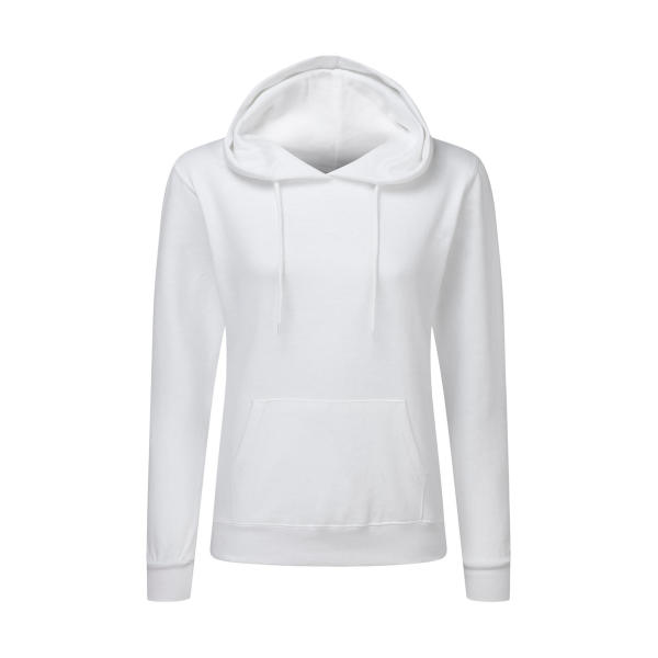 Ladies' Hooded Sweatshirt - White