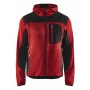 Gebreid vest met softshell