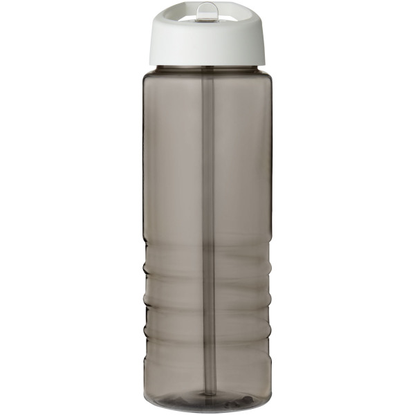 H2O Active® Eco Treble 750 ml drinkfles met tuitdeksel - Charcoal/Wit