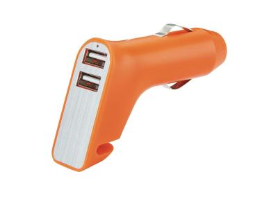 Veiligheids autolader met 2 USB poorten Veiligheids autolader met 2 USB poorten